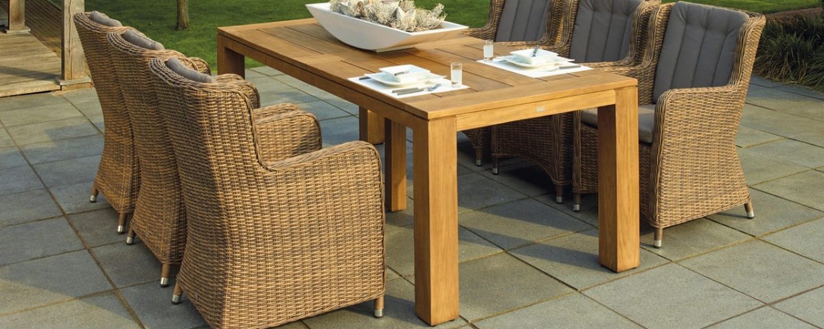 stonework patio